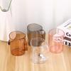 Vaso para cepillos de dientes doméstico, vaso simple para enjuague bucal, vaso creativo para cepillos de dientes, vaso japonés para drenaje, vaso para cepillos de dientes para pareja, vaso de plástico transparente