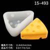 Molde de silicona para queso de simulación de tamaño grande y pequeño, cuadrado, redondo, para aromaterapia, creativo, para velas, molde para comida