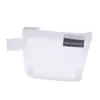 Porta-moedas de malha, grande capacidade, simples, de nylon, tridimensional, quadrado, porta-chaves, porta-cartões, bolsa de moedas, bolsa de armazenamento transparente