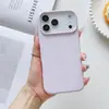 Funda de Silicona Líquida con Sensación de Piel Oficial para Apple 17 Adecuada para 16Pm Silicona No Magnética Funda de Teléfono Suave 17Pm