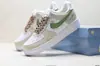 Zapatillas Putian Puras Vintage Desgastadas Color Retro Lavado al Agua Zapatillas Air Force 1 Modernas Versátiles Af1 Zapatos Deportivos para Hombre
