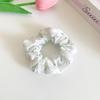 Versión coreana del anillo para el cabello de intestino grueso Nuevo lazo dulce cuerda popular niña anillo para el cabello banda para el cabello floral cerdo salchicha gorda anillo