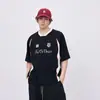 2026 Primavera/Verano Camiseta Deportiva Tech Jerseyfit Transpirable Estilo Americano Exterior Retro Deportiva Protector Solar Manga Corta para Hombre