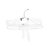 Estilo Deseo Puro Primavera/Verano Encaje Delicado Moño Blanco Gargantilla Collar de Doble Capa Cadena de Clavícula de Alta Gama