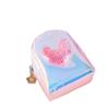 Estilo Japonés ins Bolsa Láser de Amor Portátil Mini Linda Billetera para Monedas Colgante Almacenamiento para Cabeza de Labial Auriculares
