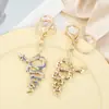 Serie de animales transfronterizos llavero colgante de boa constrictor colgante de bolsa de diamantes retro personalidad temperamento regalo pequeño