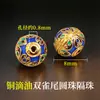 Accesorios de oro de 18k chapado, no se decoloran, color oro arena, accesorios con cuentas, materiales para manualidades, cuentas espaciadoras color oro arena, cuentas para pulseras, accesorios para joyería