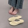 Chanclas de Diseñador Únicas de Tacón Bajo Verano 2026 Nuevas Sandalias de Tira Abiertas Versátiles para Mujer