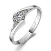 Anel de Liberação de Cobre Anel Masculino com Pedra Grande Anel Feminino Joias Coreanas Atacado Prata Joias da Moda para Casal