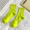 Calcetines Cortos de Primavera y Verano Color Sólido para Mujer con Cinturón Calcetines Cortos Finos Color Sólido Algodón Calcetines de Media Caña para Mujer Absorbentes de Sudor Ins Calcetines de Barco Modernos para Mujer