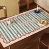Mantel individual de mesa de comedor lujoso y de alta gama, impermeable, a prueba de aceite, resistente al calor, lavable, mantel para mesa de centro, resistente a altas temperaturas, nuevo modelo 2025
