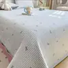 Lençol de Cama Acolchoado de Algodão para Atacado para Todas as Estações, Capa de Cama Tatami, Quente, Macio, Confortável, Respirável, Capa de Cama Espessa