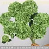 Plantas Verdes Simuladas Flores de Seda Florales para Boda Hierba de Pampa Hierba Oso Fila de Flores de Boda Arreglo Floral Hojas Verdes Decoración de Hierba Flor Verde