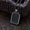 Plata 925 Estilo Nuevo Collar Taoísta Lichun Mismo Estilo que Montaña Longhu Colgante Bagua Tai Chi Lanyard Seguro de los Cinco Caminos Dios de la Riqueza