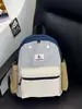 Nueva Mochila Versátil de Bloques de Color 2026 para Mujer, Estilo Coreano Ins Mochila Escolar para Estudiante de Secundaria, Mochila Tesoro de Gran Capacidad