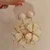 Vacaciones en la Costa ~ Pendientes de Girasol con Viento de Vacaciones para Mujer Primavera y Verano Nuevos Únicos Exagerados Joyería para Orejas para Fotos de Viaje