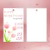 Tarjeta de Saludo para el Día de la Mujer en Blanco para Escribir a Mano Etiqueta de Bendición de Agradecimiento Etiqueta de Felices Deseos para la Diosa Personalizable