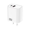 Cargador A+Cpd20W es Adecuado para Cabezal de Carga Rápida Apple 16, Fuente de Alimentación Super 20W Pd para Huawei y Xiaomi, Adecuado para Múltiples Países
