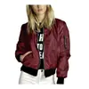 Ebay Aliexpress 2016 Otoño e Invierno Europeo y Americano Estilo Nuevo Chaqueta Exterior Corta de Moda con Cremallera