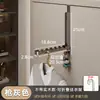 Cabide de porta dobrável em madeira de nogueira, aço carbono, instalação sem furos, adequado para quartos, banheiros e closets, para guardar roupas e acessórios