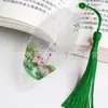 Estilo chinês estética antiga veia de folha marcador de página estudantes usam marcador de página para comemorar clássico criativo requintado presente de formatura