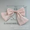 Bai Xi - Ramillete antiguo con lazo de malla de mariposa, accesorios para el cabello tridimensionales, tocado con perlas, accesorios de ropa