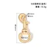 Atacado do Fabricante F01 Ferragens para Bolsas Fivela de Metal Liga de Zinco Mosquetão Fivela de Alça Acessórios para Animais de Estimação Múltiplas Especificações em Estoque