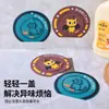 Pez Diablito Gato 2 en 1 Cubierta Multifuncional para Desagüe de Piso Anti-Olor Calcomanía de Desagüe de Piso de Dibujos Animados Cubierta de Desagüe Anti-Olor Tapete para Desagüe