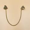 Amazon Transfronterizo Clip para Suéter Cara Cortada Uñas de Diamante Brillantes Clip para Cuello Margarita Moda Borla Clip para Cintura