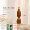 Palo de masaje de sándalo morado de 8 cuentas con forma de loto, de doble cara para acupresión y limpieza de meridianos, con un cuerno de carnero y un zhuque (pájaro rojo) diseño, para masaje ocular y facial