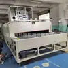 Produção de Guangdong 700 C Forno de Circulação de Ar Quente, Forno Túnel para Impressão de Tinta de Vidro Teflon, Tratamento Térmico