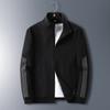 Sudadera Cardigan para Hombre 2026 Primavera y Otoño Nueva Tendencia Holgada Casual Chaqueta Abrigo con Cuello Alto para Hombre