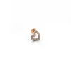 Tornillo de Aleación de Titanio F136 con Incrustaciones de Circonita en Forma de Corazón, Clavo para Hélice Auditiva Hueco, Súper Brillantes, Elegantes Pendientes de Cartílago para Mujer