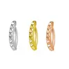 Piercing de Umbigo em Aço Inoxidável Aliexpress E-commerce Transfronteiriço Liso Minimalista Personalizado Trançado Cravejado de Diamante Anel de Umbigo Piercing para Mulheres