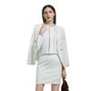 Traje al por mayor traje Ropa de oficina de negocios blanca para mujer Traje profesional Ropa de trabajo para mujer Guía de ventas Recepción de hotel