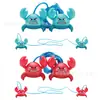 Nuevo Juguete de Buceo de Verano Transfronterizo Piscina Infantil Entrenamiento Juego Agua Cabello Corto Negro Luminoso Giratorio Sirena Serpiente