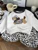 [Beneficios de liquidación] Conjunto de sudadera 2025 Otoño Nuevo Estilo Sudadera y Pantalones Deportivos Conjunto de Dos Piezas para Niños y Niñas