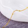 Ouro de imitação para atacado não desbota por muito tempo pulseira simples para senhoras versão coreana de pequeno fresco ouro de moeda europeia pulseira de ouro Nansha do Vietnã