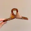 Pinza de tiburón extragrande con un toque de alta gama, pinza para el cabello exquisita y robusta para la parte posterior de la cabeza, adecuada para cabello grueso
