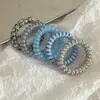 2025 Nueva Diadema de Color Caramelo Degradado Sin Costuras Diadema de Cordón de Teléfono Femenina Goma para Cola de Caballo Alta Joyería