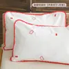 Almohada de Algodón Puro Clase A para Bebé Almohada de Trigo Sarraceno para Bebés Columpio Infantil Almohada de Algodón Transpirable Funda de Almohada Lavable