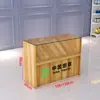 Caja Registradora de Supermercado Contador de Cigarrillos Integrado Vitrina para Tabaco Estante de Cigarrillos para Tienda de Conveniencia Gabinete de Vidrio Templado para Cigarrillos de Comedor