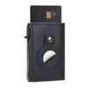 Comercio exterior Rfid Billetera Airtag clip dorado bolsa para tarjetas de cuero billetera para hombre al por mayor billetera para hombre