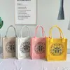 Nova Moda Nacional Saco de Feltro Shopping Mall Presente Promocional Ombro Moda Conveniente Grande Capacidade Armazenamento Shopping Tote
