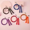 Cuerda de Saltar Rápida con Cable de Acero Recubierto de Goma Multicolor para Fitness en Casa en Interiores, Entrenamiento Físico Estudiantil y Entrenamiento Físico Profesional