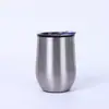 Amazon Especializada em Copos Casca de Ovo com Interior de Plástico e Exterior de Aço, Copos Térmicos de 12oz, Copos de Café em Forma de U e Copos de Água Personalizáveis com Logotipo