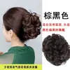 Nova bolsa de cabelo peruca cabeça de bola antiga para mulheres, novo rabo de cavalo trançado chinês, rabo de cavalo de boxe de simulação