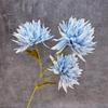 Flores Artificiales Crisantemo de 3 Cabezas Flores de Seda Arreglo Floral de Crisantemo Accesorios para Fotografía Flores Falsas Ramo de Flores para Fotografía Decoración del Hogar