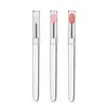 Pincel de Labios de Silicona con Tapa, Venta al por Mayor de Fabricante, Mango de Plástico, Mini Portátil para Brillo de Labios, Bálsamo Labial, Pincel Mezclador de Labios Maquillaje