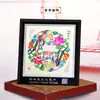 Adornos de Marco de Espejo de Recorte de Papel Yuxian de Estilo Chino Más Vendidos en Stock al por Mayor con Palabras de Fortuna, Mensajes de Bendición Personalizables